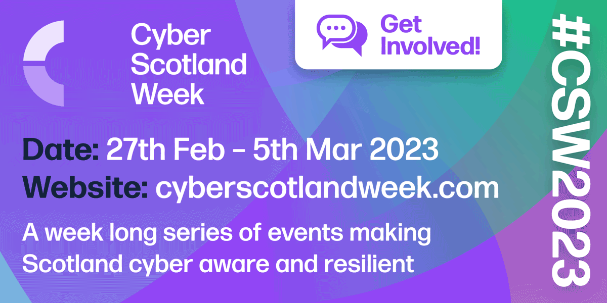 CyberScotland Week 2023- How to get involved