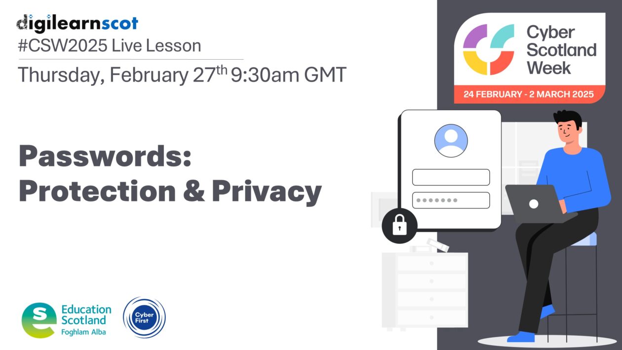 LIVE lesson: Passwords – Protection and Privacy