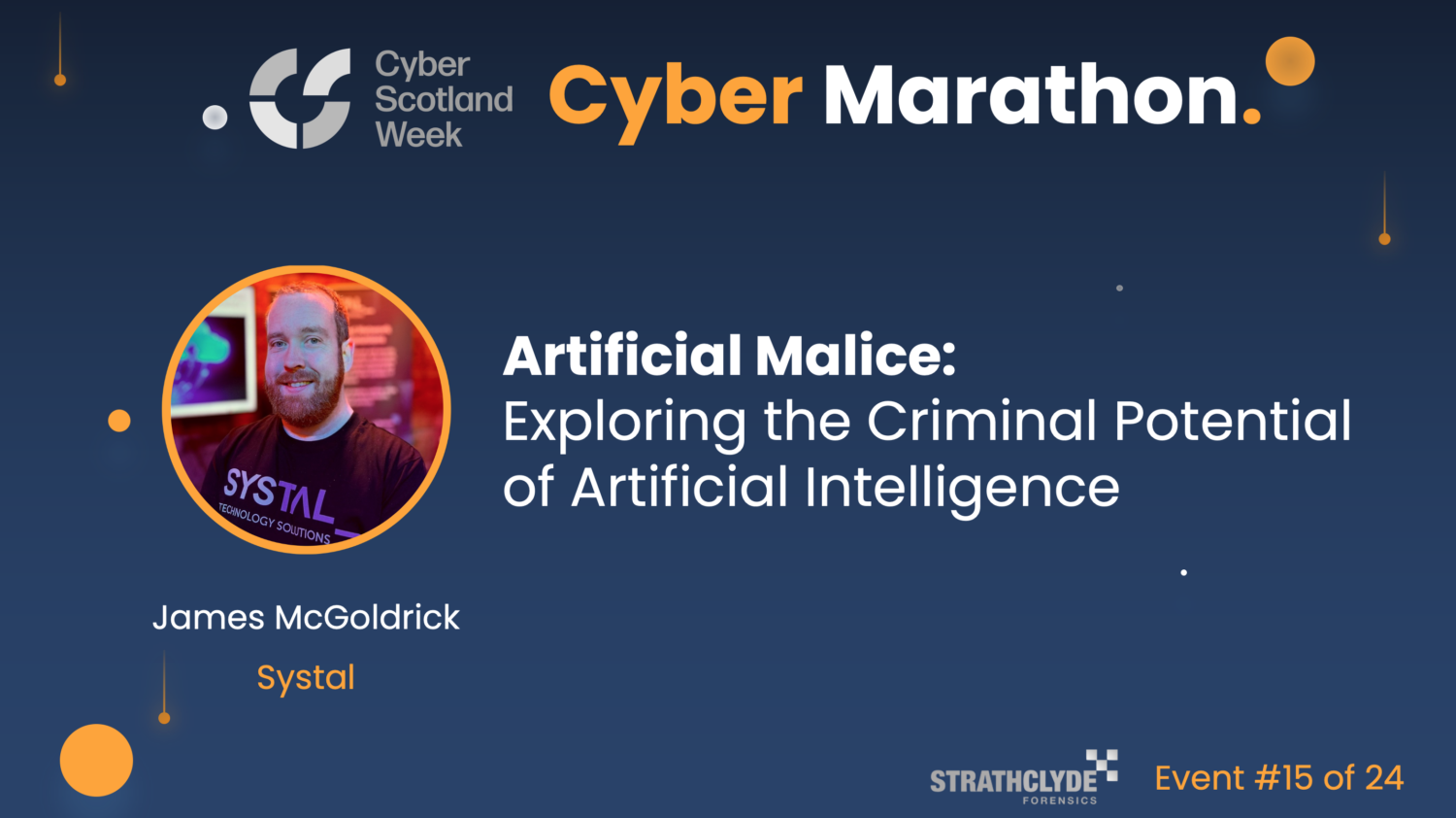 Cyber Marathon: Artificial Malice: Exploring the Criminal Potential of Artificial Intelligence