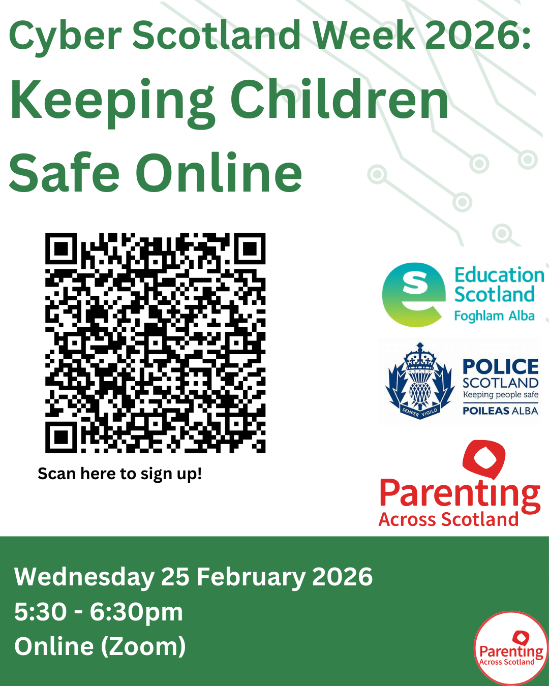 Keeping children safe online webinar