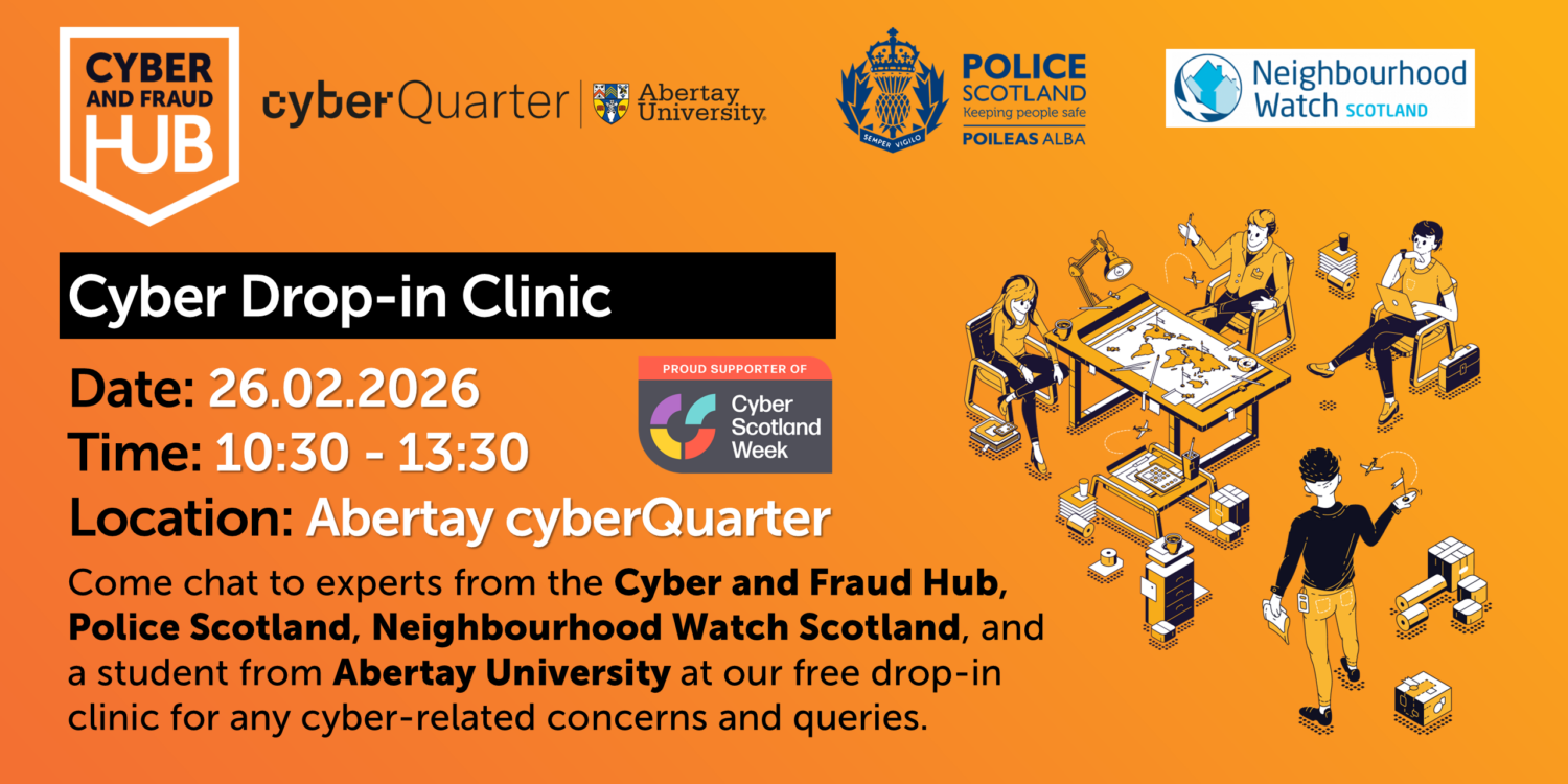 Cyber Drop-In Clinic – 26th February